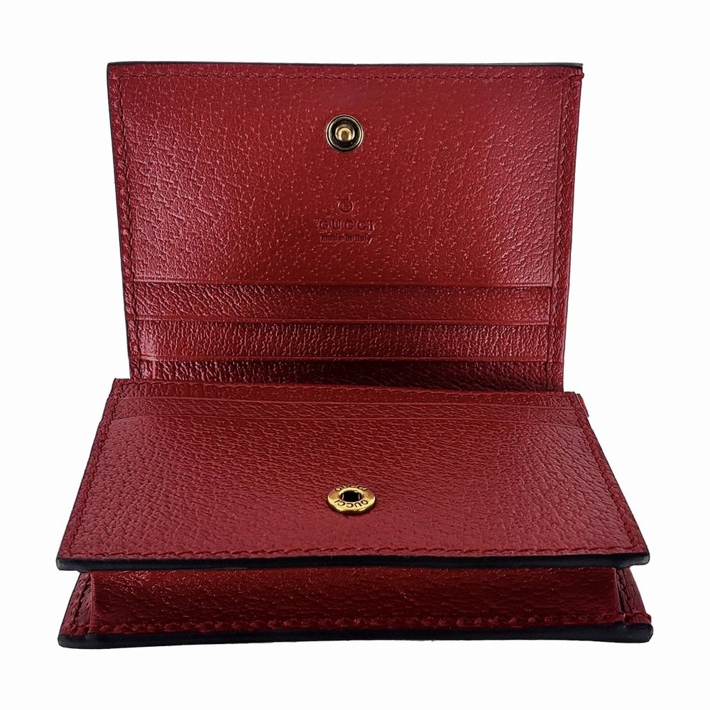Gucci Queen Margaret GG Canvas Mini Wallet in Red NEW IN BOX - Picture 3 of 13